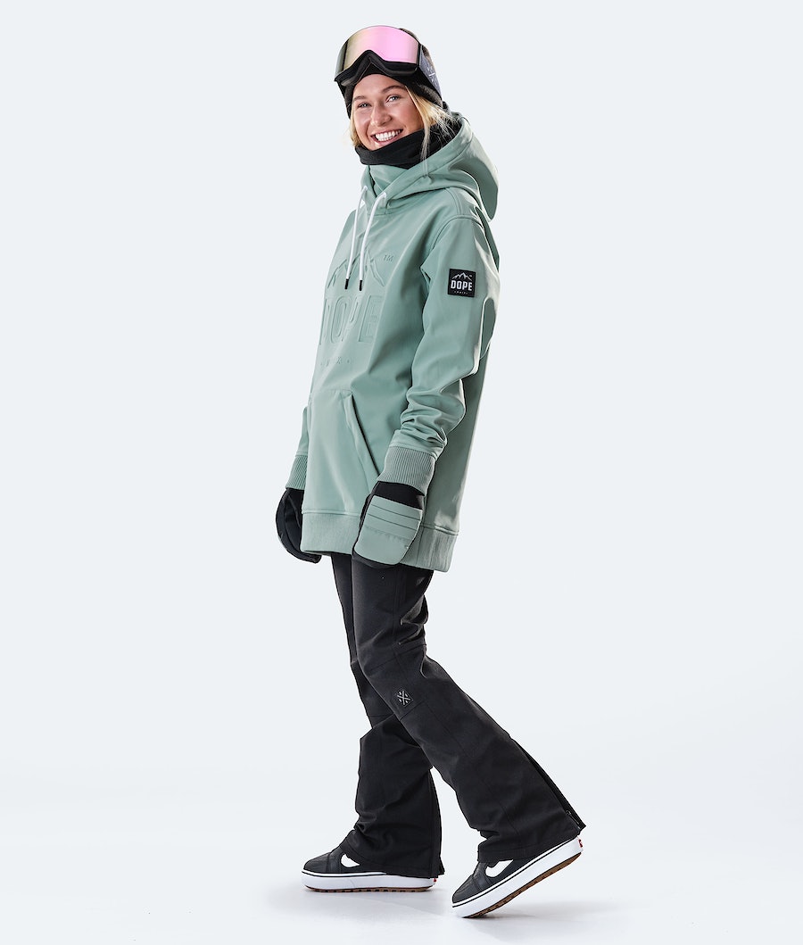 Dope Yeti W 10k Snowboardjacke Damen Grün | 584-WTDQYP