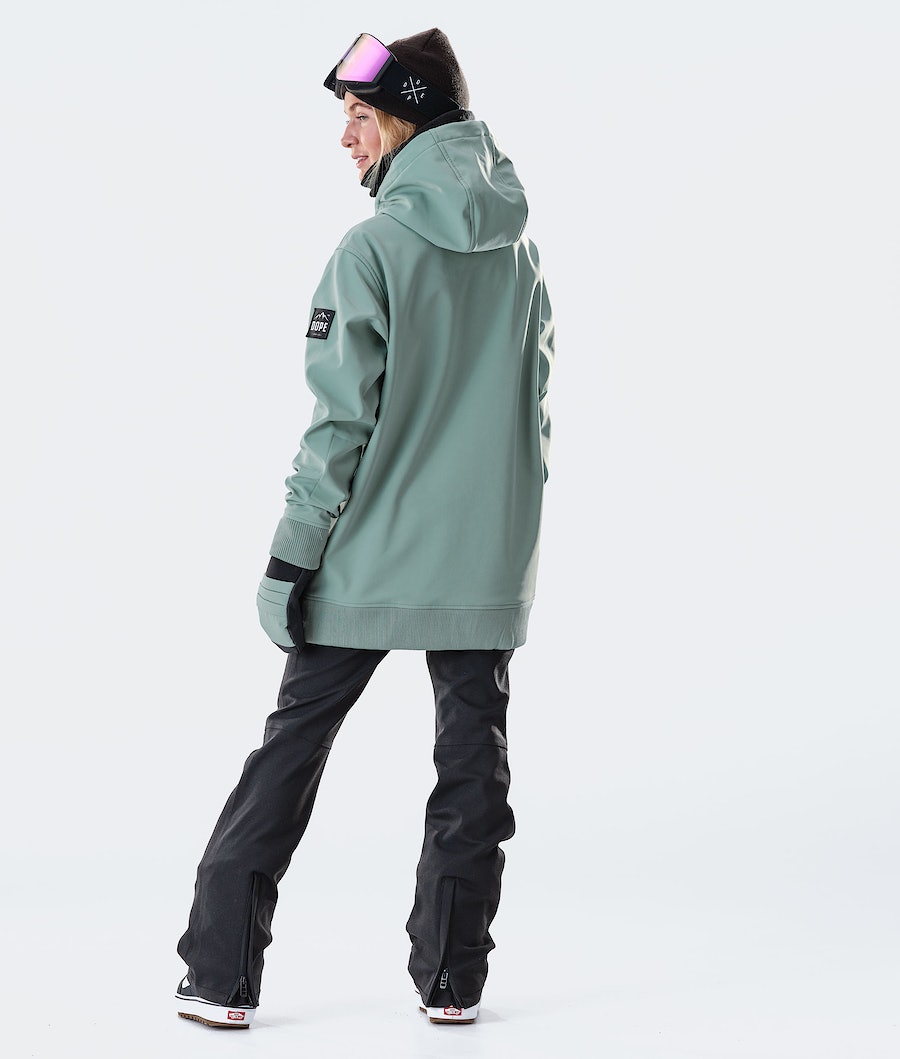 Dope Yeti W 10k Snowboardjacke Damen Grün | 584-WTDQYP